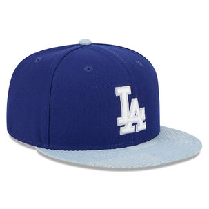 Gorra 59fifty Los Angeles Dodgers Mlb Patch Denim Blue